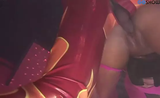 Bisexual Strippers in a Sex Cage