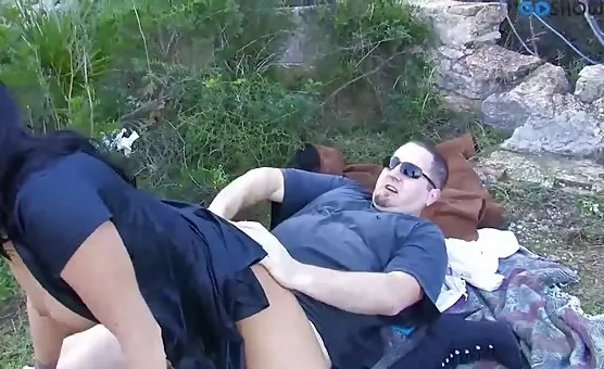 Outdoor Mature Blowjob